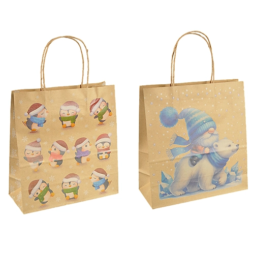 Пакет паперовий ПБС 240х230х100 крафт