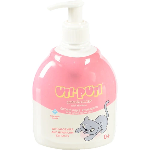 Крем-мило рідке дитяче з екстрактом алое вера і звіробою Ути-Пути 300г