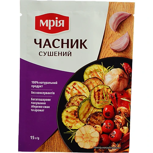 Приправа Мрія 15г часник гранульований сушений