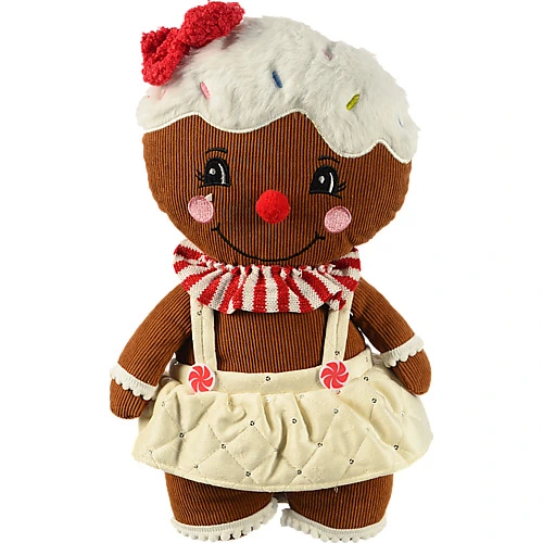 Декор новорічний Пряникова дівчинка 30см