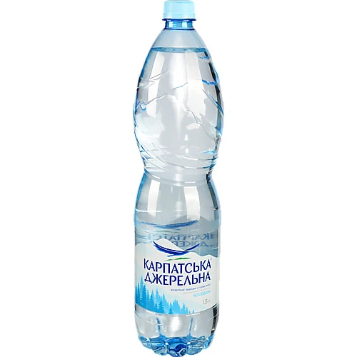 Вода мінеральна негазована Карпатська Джерельна 1,5л