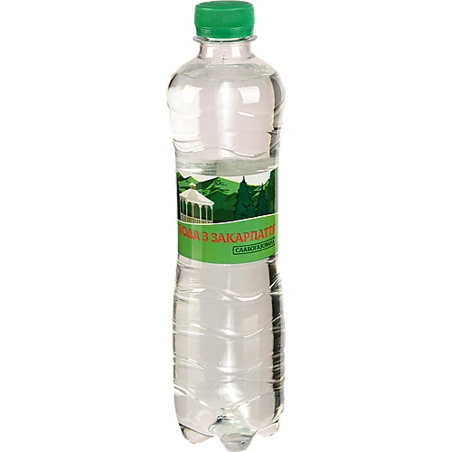 Вода Fine Waters 0.5л Закарпаття слабогазована мінеральна