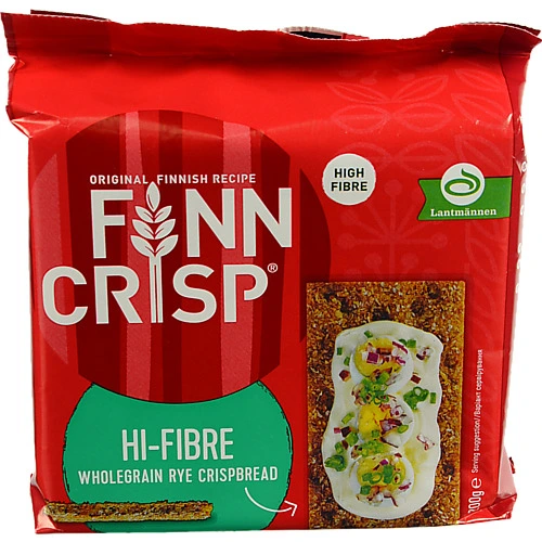 Хлібці житні цільнозернові з житніми висівками Hi-fibre Finn Crisp м/у 200г