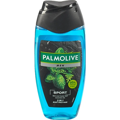 Гель для душу 3в1 Mint and Cedar leaf essential oils Sport Men Palmolive 250мл