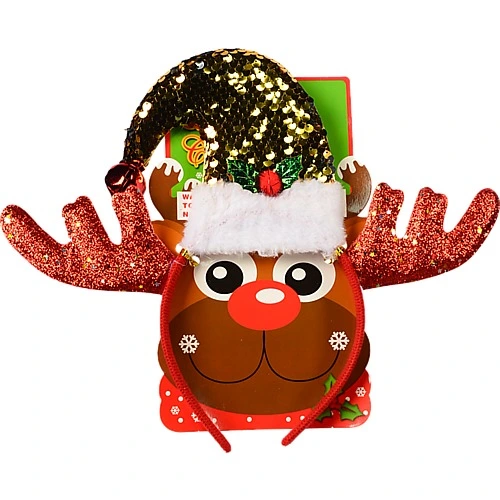 Обідок Новий Рік капелюх з рогами. Артикул 178221