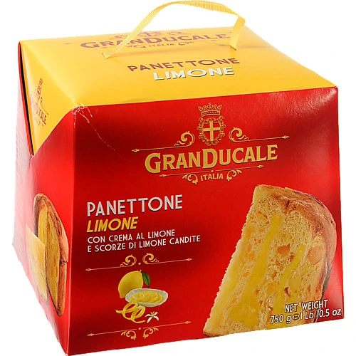 Кекс  GranDucale 750г цукати лимонна цедра лимонний крем панеттоне