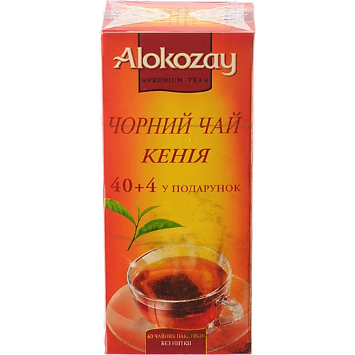 Чай  Alokozay 40+4п чорний