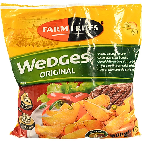 Картопляні дольки Farm Frites 600г в скоринці