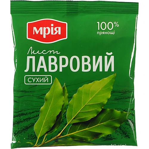 Лавровий лист сушений Мрія 10г
