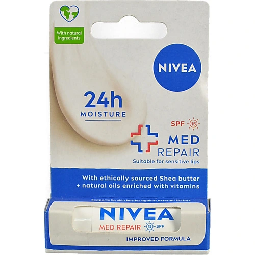 Бальзам-догляд для губ Med Repair Nivea 4.8г