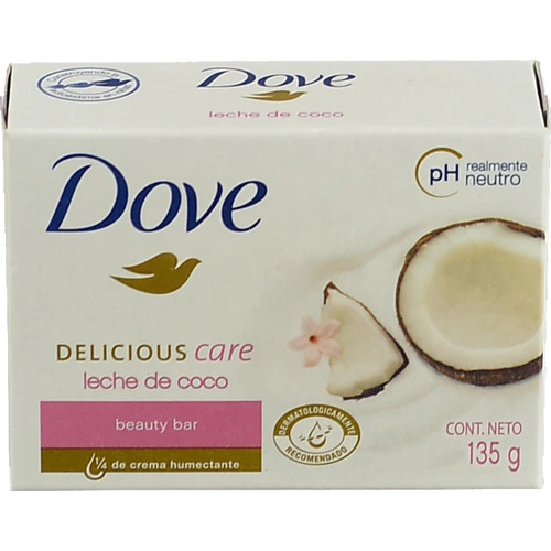 Крем-мило Кокосове молочко та пелюстки жасмину Dove 135г