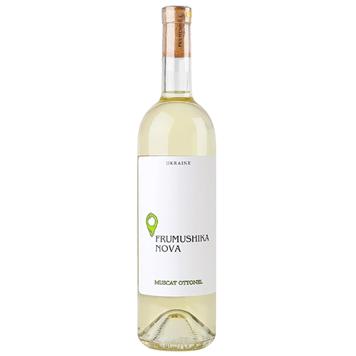 Вино 0.75л 9-14% біле сухе Muscat Ottonel Frumushika-Nova пл