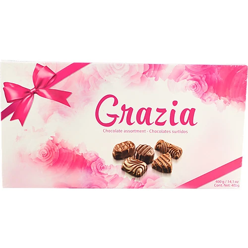 Цукерки Grazia 400г праліне асорті