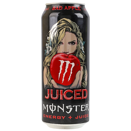Напій енергетичний Monster 0.5л пог. ябл. з цукром