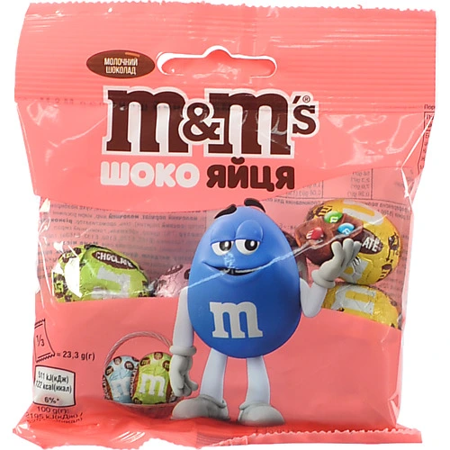 Драже M&M's 70г шоко яйця