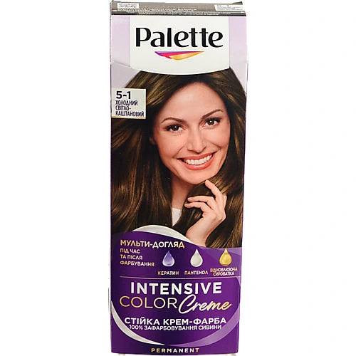 Фарба д.волосся Palette 5-1 Холодний світло-каштановий