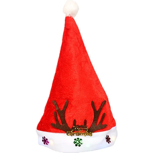 Капелюх Діда Мороза різдвяний олень