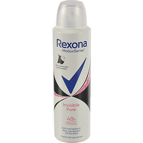 Антиперспірант аерозоль Invisible pure Rexona 150мл