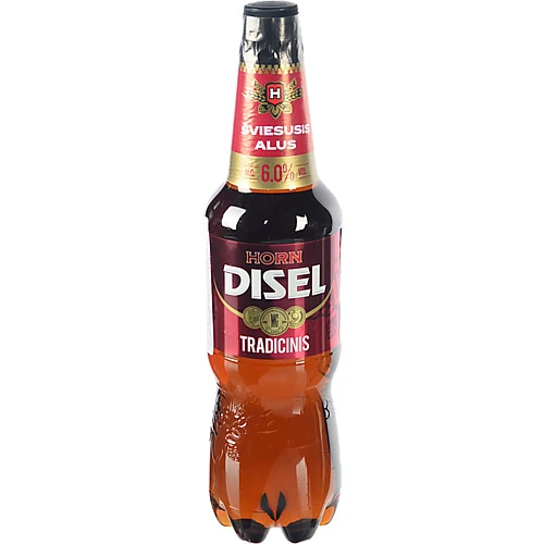 Пиво Horn Disel 1л tradicinis св. фільтр. 6.0% пет