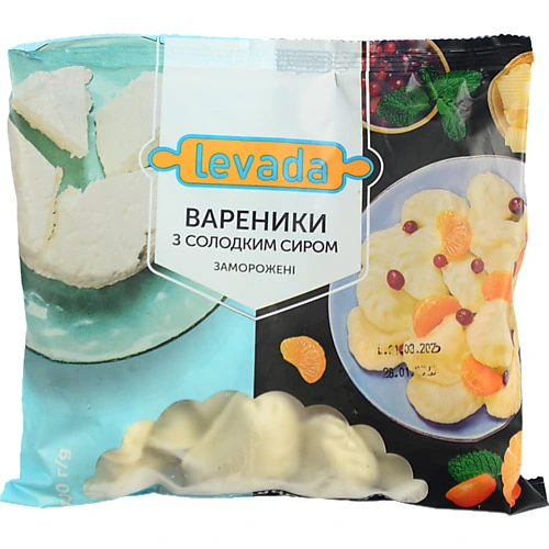 Вареники Левада 400г солодкий сир