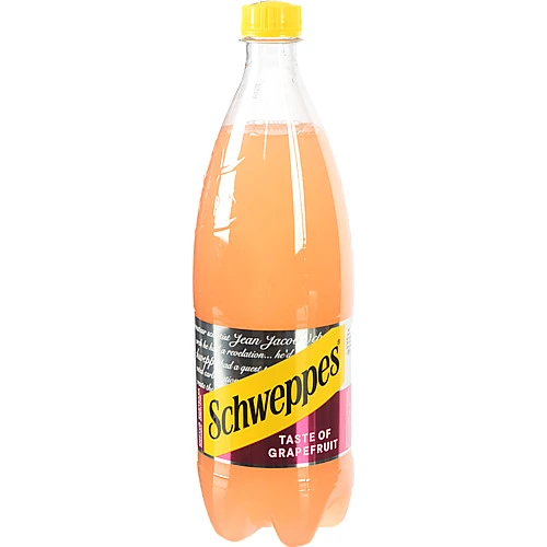 Напій Schweppes 1л pink grapefruit