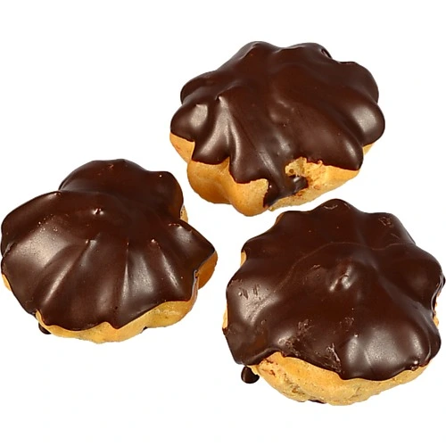 Заварні кульки з шоколадним глазур'ю