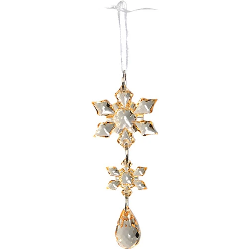 Новорічна прикраса Сніжинка 11 см