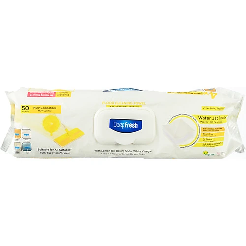 Серветки д. прибирання Deep Fresh 50шт lemom вологі