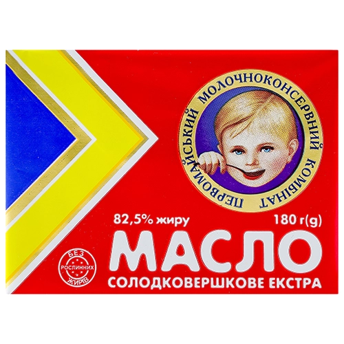 Масло ПМКК 180г 82.5% екстра