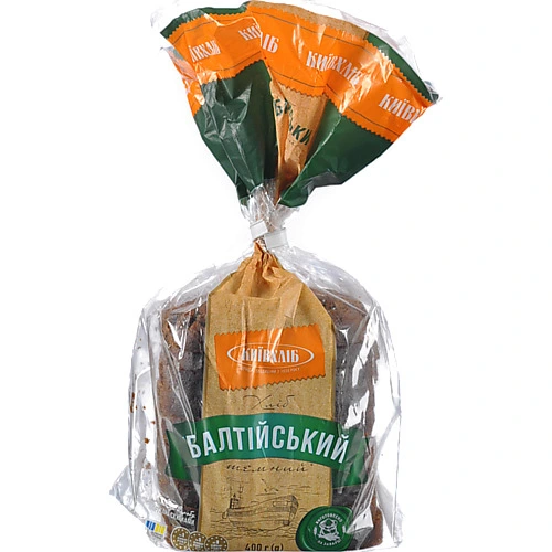 Хліб "Балтійський темний" від "Київхліб" половинка в нарізці, 400 г