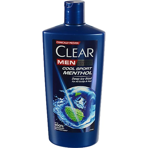Шампунь Clear 610мл крижана свіжість з ментолом д.чоловіків