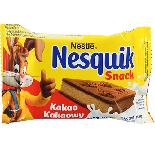 Тiстечко бiсквiтне Несквiк 26г какао молоко