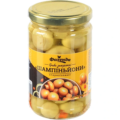 Шампіньйони Фазенда 300г цілі мариновані