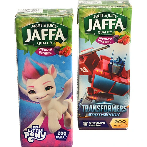 Нектар Jaffa поні 0.2л мультивітамін