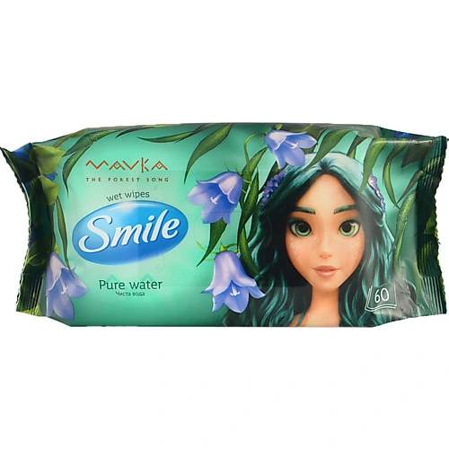 Серветки вологі The Forest Song Mavka Smile 60шт