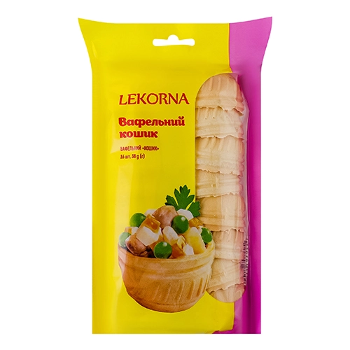 Тарталетки "Lekorna" Вафельний кошик 38 г