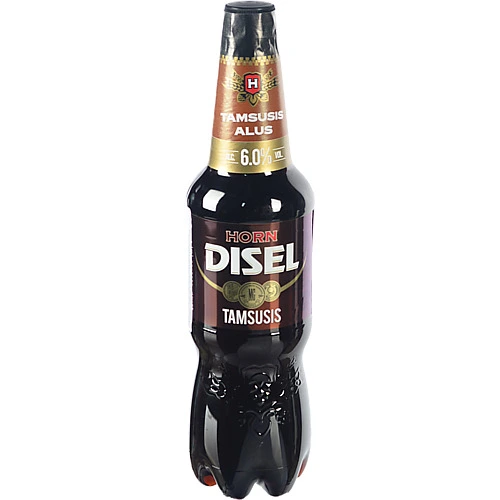 Пиво Horn Disel 1л tamsusis темне фільтр.  6.0%пет