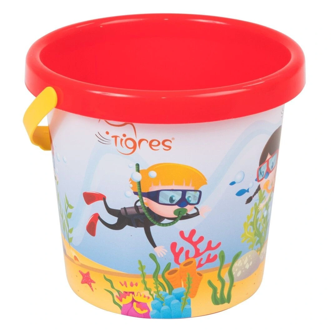 Відро д.піску Tigres 1л з термонаклейкою 39627