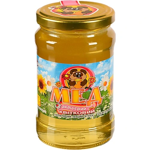 Мед Нектар 400г натуральний квітковий акацієвий