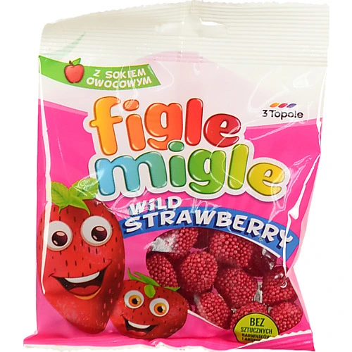 Желейні цукерки  3 Тополя 80г суниця