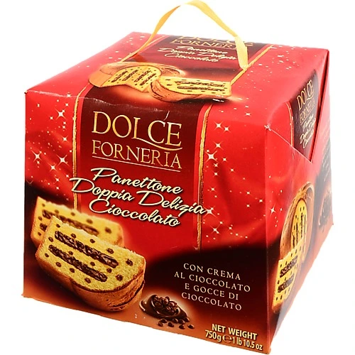 Кекс GranDucale 750г панетон шоколадне драже шоколадний крем