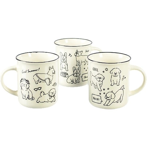 Чашка керамічна 350мл тип 51 асортимент