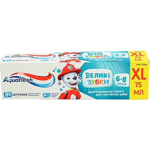 З.п Aquafresh 75мл дитяча мої великі зубки