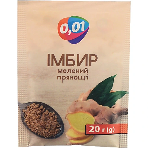 Імбир 0.01 20г мелений