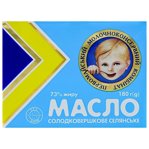 Масло ПМКК 180г 73% селянське