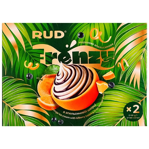 Морозиво Рудь 160 frenzy orange апельсин апельс