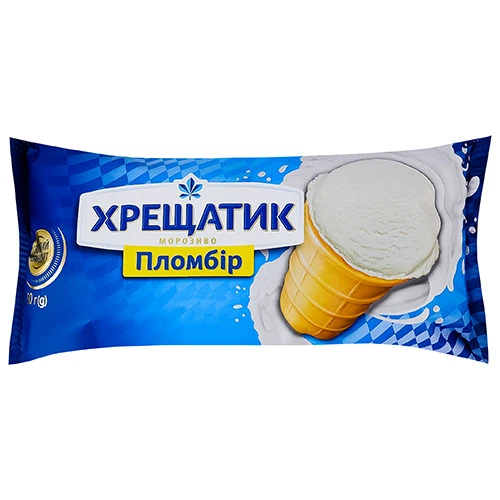 Морозиво Хладик 90г хрещатик золот.ст.фісташка 12%