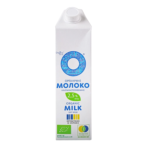 Молоко Органік Мілк  950г  2.5 ультрапаст. т.п.