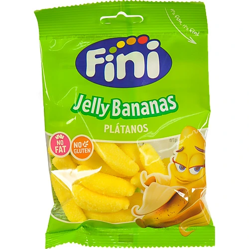 Цукерки желейні Fini 100г банани