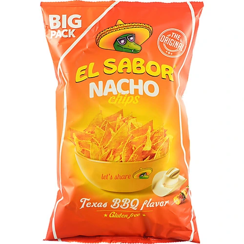 Чіпси EL Sabor 180г начос барбекю